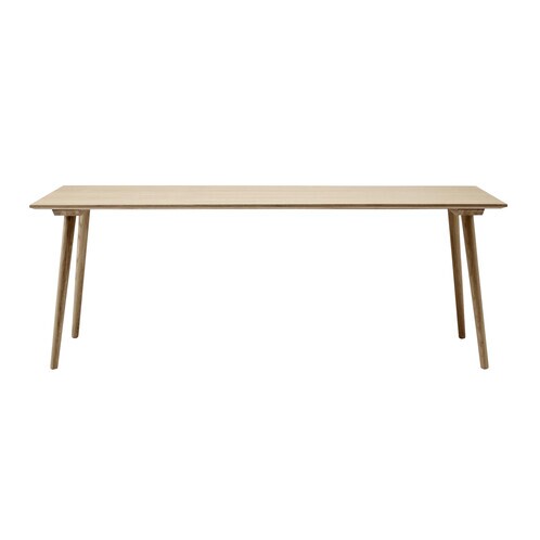 &tradition - In Between SK5 Dining Table - oak/table top oak veneer/frame oak/LxWxH 200x90x74cm