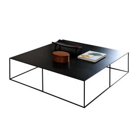 Zeus - Table basse 124x124cm Slim Irony