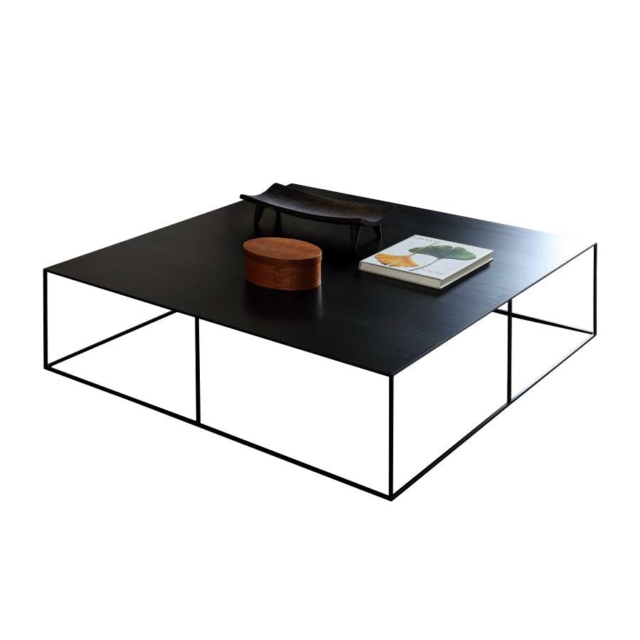 Zeus Slim Irony Coffee Table 124x124cm | AmbienteDirect