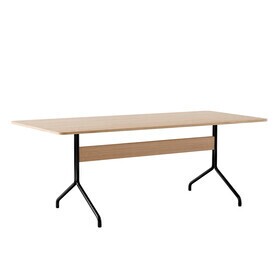 &Tradition - Pavilion AV19 Esstisch 90x200cm Gestell schwarz