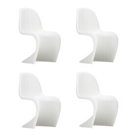 Vitra - Set de 4 chaises Panton de nouvelles dimensions