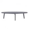 Gervasoni - Gray 46 Coffee Table - grey/staind/H35cm/Ø130cm
