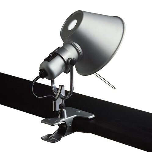 Artemide - Tolomeo Pinza E27 Klemmleuchte - aluminium/eloxiert/poliert/BxH 18x23cm