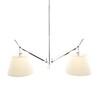 Artemide - Tolomeo Sospensione Pergamena - zilver/perkament/geeloxeerd gepolijst/zeer groot/Ø 42cm