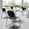 la palma - Brio Fix 72 - Table de bistrot châssis blanc