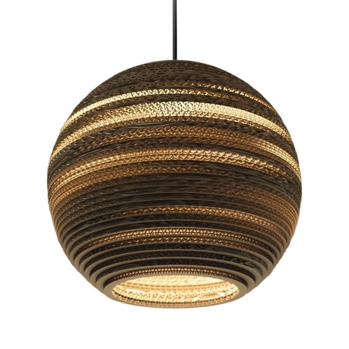 graypants - Moon 14 - Suspension  - naturel/H 31cm/Ø 36cm