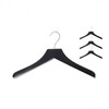 Schönbuch - 0112 Coat Hanger set - black/hook chrome/4 pieces