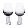 Tom Dixon - Tank - Wijnglas set van 2 - zwart/mond geblazen/H 18.6cm/Ø 9cm