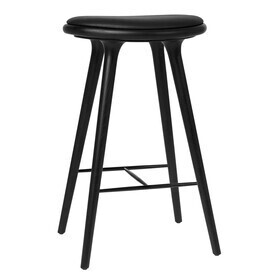 Mater - Tabouret de bar structure chêne H 74cm
