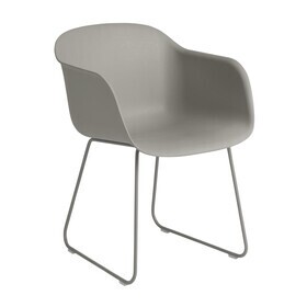Muuto - Fiber Chair- Armleunstoel met sledenonderstel