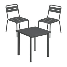 Emu - Set de jardin table 70x70cm + 2 chaises de jardin Star