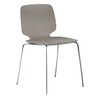 Pedrali - Babila 2730 Stuhl - grau/Gestell chrom