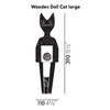 Vitra - Wooden Doll Cat - Poupée de bois - dessin au trait