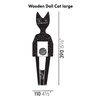 Vitra - Wooden Doll Cat  - line drawing