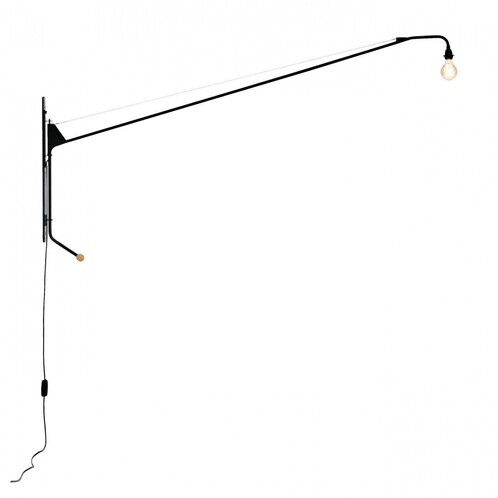 Vitra - Potence Wandleuchte - schwarz/Länge: 203 cm