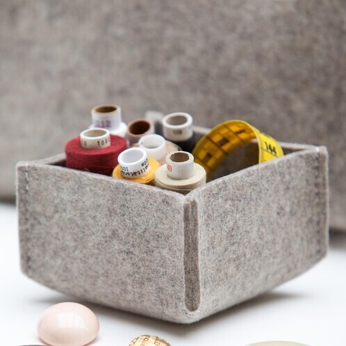 Hey-Sign - Box 2 Felt Storage Boxes 3 Pieces
