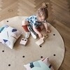 ferm LIVING - Jute Black Dots - Tapijt