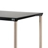 Plank - Monza Table - black/frame natural ash/80x80cm