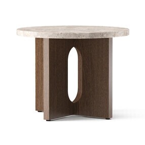 Audo - Table d'appoint Androgyne marbre Ø50cm