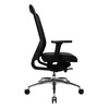 Wagner - ErgoMedic 100-1 Office Chair    - black/star base: polished aluminium/with wheels for hard floors