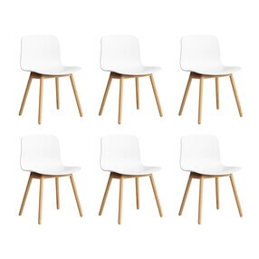 HAY - About a Chair AAC 12 2.0 stoel gelakte eik set van 6