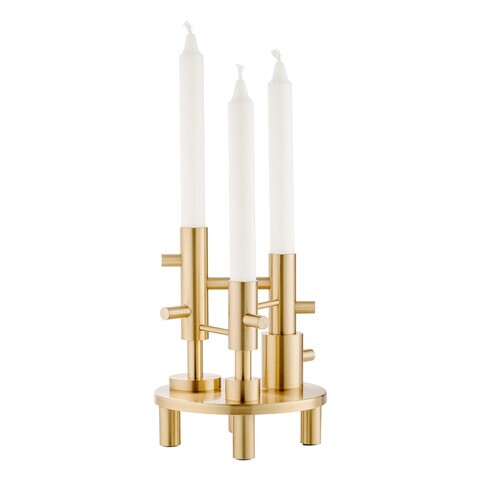 Fritz Hansen - Fritz Hansen - Chandelier-bougeoir L - laiton/H 20cm, Ø 16cm