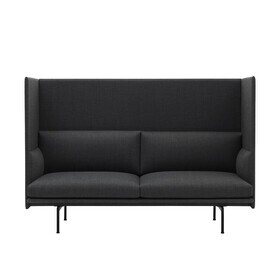 Muuto - Canapé de 2 places Outline Highback Sofa