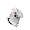 Gubi - Multi-Lite Suspension Lamp Chrome - chrome/Ø 36cm/cable black