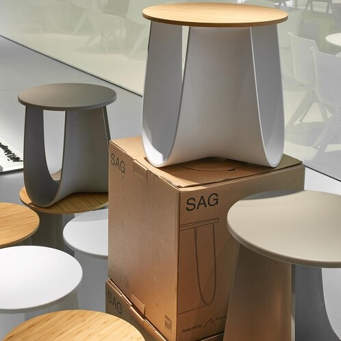 MDF Italia - Sag - Tabouret/Table d'appoint