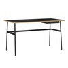 Normann Copenhagen - Journal - Table de bureau - noir/châssis noir, avec tiroir/H x L x W: 74 x 130 x 65cm