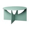 e15 - e15 FK05 Charlotte - Table basse  - menthe/Ø 76,5cm