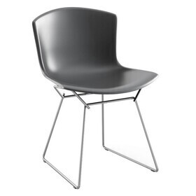 Knoll International - Bertoia Plastic stoel onderstel verchroomd
