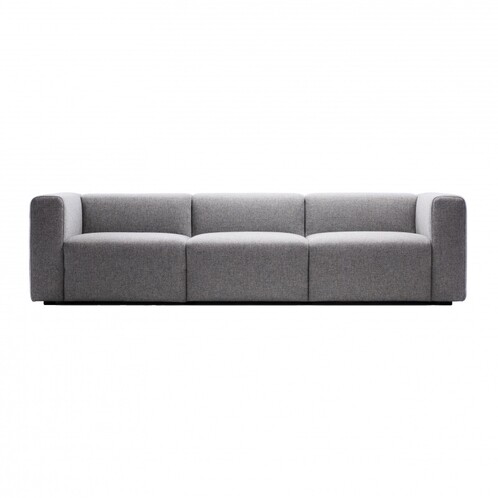 HAY - Mags 3 Seater Sofa 268.5x95x67cm - grey/fabric Remix 133