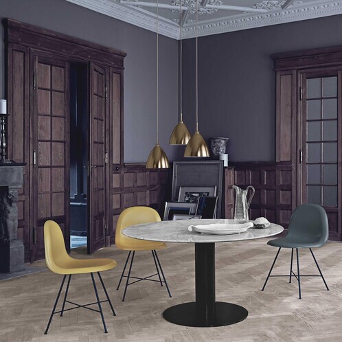 Gubi - 2.0 Dining Table Tisch Gestell schwarz Ø130cm