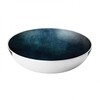 Stelton - Stockholm Horizon Schale Ø 40cm - weiß/blau/außen verspiegelt/Emaille