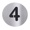 Radius - Radius - Numéro 4 - inox/noir/Ø10cm