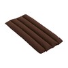 HAY Palissade braunes Outdoor-Sitzkissen in gestreifter Optik für Gartenmöbel - Palissade Weiches Steppkissen 80x40cm