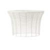 GAN - Aram - Tabouret H 25cm - blanc/ø 41cm