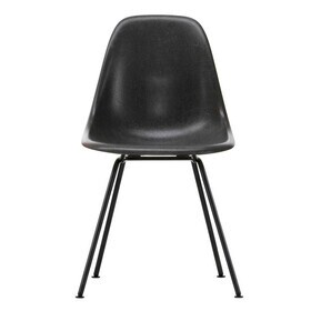 Vitra - Eames Fiberglass Side Chair DSX zwart