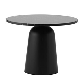 Normann Copenhagen - Turn Beistelltisch Marmor höhenverstellbar