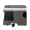 B-Line - Boby XSmall 10 Rollcontainer - tornado grau/ohne Schubkasten/LxBxH 43x42x31.5cm