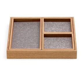 HEY-SIGN - Set de 4 plateaux