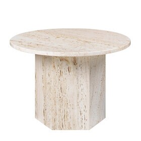 Gubi - Epic Coffee Table Ø60cm Travertine