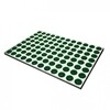 Radius - Feet Back Door Mat - green/LxWxH 58.5x39x1.9cm