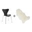 Fritz Hansen - Promotion Set Serie 7™ Chair Dyed Ash + Fur