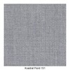 Muuto - Outline - Canapé 3 places - gris/étoffe Kvadrat Fiord 151/PxHxP 220x69.5x84cm/structure aluminium noir: peint par poudrage