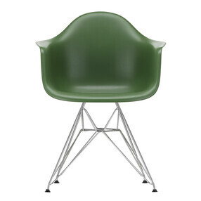 Vitra - Eames Plastic Armchair DAR RE Chromed Base