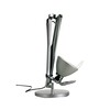 Luceplan - Fortebraccio Tavolo 100W - metallgrau/Metall/mit Tischfuß/mit Schalter