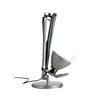 Luceplan - Fortebraccio desk lamp 100W - metal-grey/metal/with table base/with switch