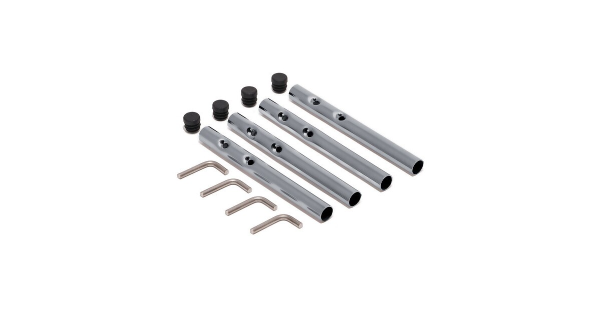 Unterbaureiniger Für Hochdruckreiniger – 40,6cm Edelstahl, 3 Verlängerungsstäbe, Bis 4000 PSI